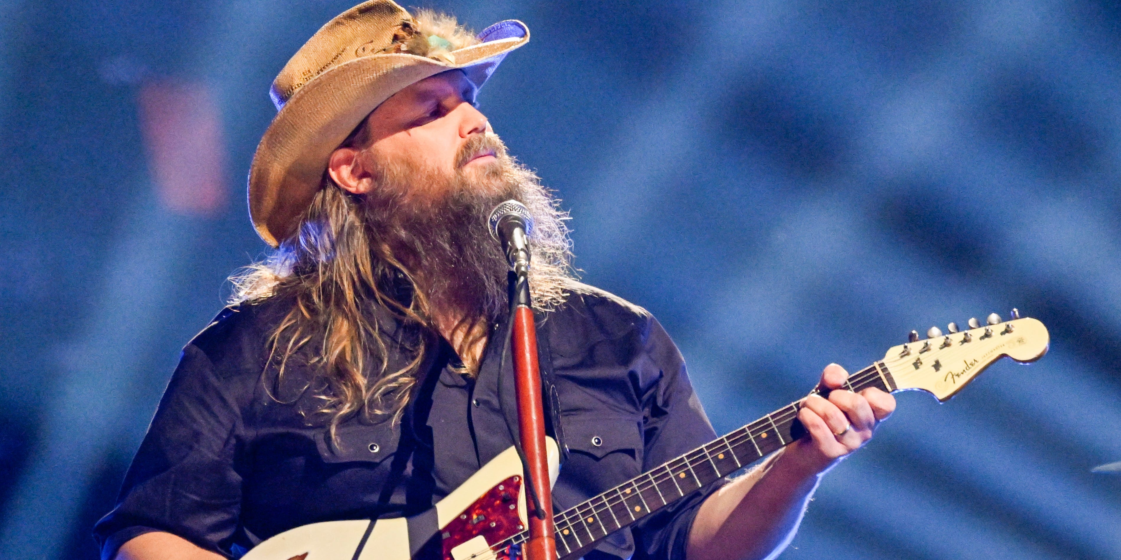 Chris Stapleton performs onstage during The 58th Annual CMA Awards at Bridgestone Arena on November 20, 2024 in Nashville, Tennessee